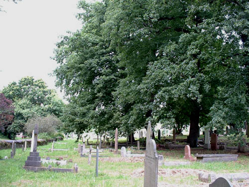 William Dashper's unmarked grave